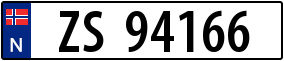 Truck License Plate